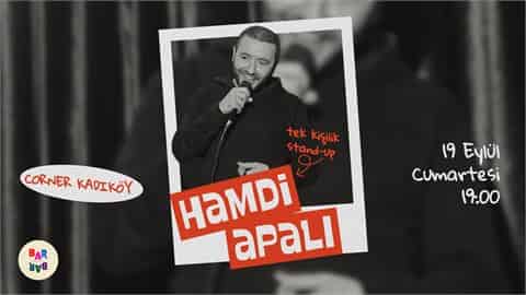 Hamdi Apalı Tek Kişilik Stand up, 19 Eylül 2026, Corner Kadıköy, İstanbul konser afişi