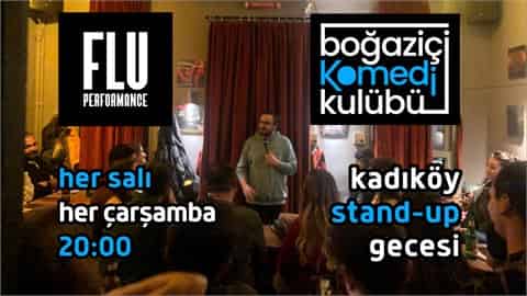 Kadıköy Stand-up Gecesi - Boğaziçi Komedi Kulübü, 30 Eylül 2026, Flu Pub, İstanbul konser afişi