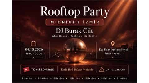 MIDNIGHT İZMİR, 4 Ekim 2026, Ege Palas Business Hotel, İzmir konser afişi