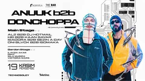 NIGHT b2b SHIFT - ANUUK b2b DONCHOPPA, 19 Kasım 2026, The Bar, Antalya konser afişi