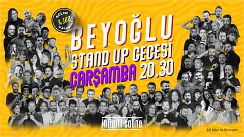 Stand up Beyoğlu Taksim Açık Mikrofon Çarşamba 20:30, 30 Eylül 2026, İnfiniti Sahne, İstanbul konser afişi