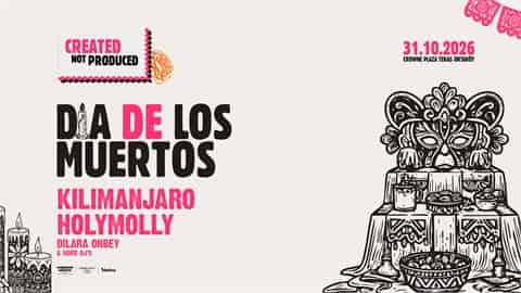 DIA DE LOS MUERTOS - KILIMANJARO & HOLYMOLLY by Created not produced, 31 Ekim 2026, Crown Plaza Teras Ortaköy, İstanbul
