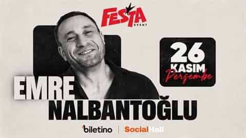 Emre Nalbantoğlu Konseri - Mersin, 26 Kasım 2026, Social Hall Mersin, Mersin konser afişi