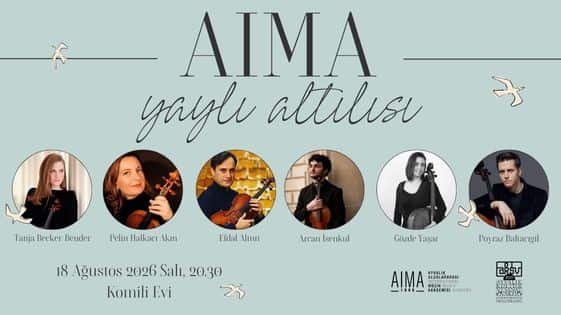 AIMA Yaylı Altılısı “Festival Açılış Konseri” afişi