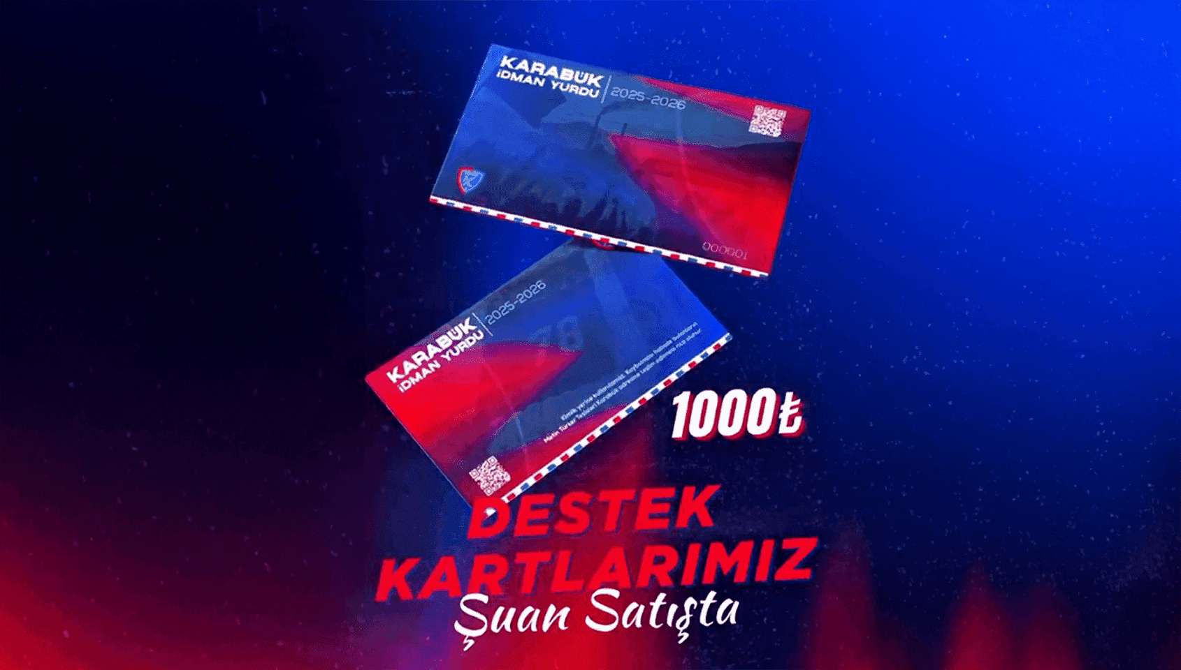 Karabük İdman Yurdu 2025-2026 Futbol Kombine afişi
