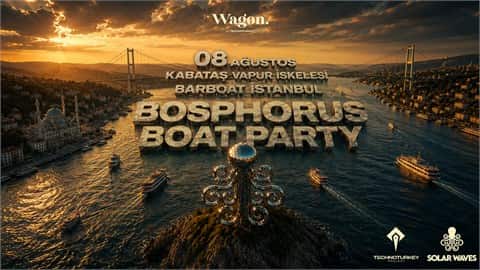 Bosphorus Boat Party | SOLAR WAVES afişi