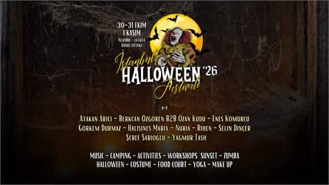 İSTANBUL HALLOWEEN FESTİVALİ '26 | KAMPWAY afişi