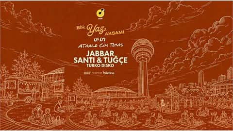 Bir Yaz Akşamı w/ Santi Tuğçe & Jabbar afişi