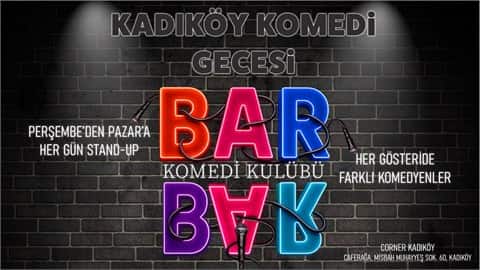 Kadıköy Komedi Gecesi, 20 Eylül 2026, Corner Kadıköy, İstanbul konser afişi
