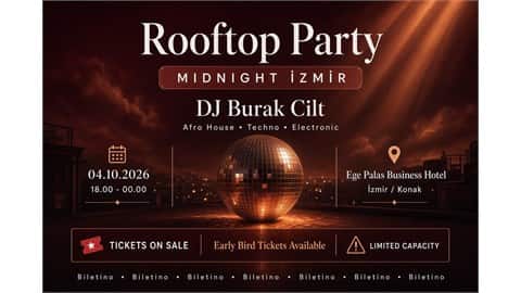 MIDNIGHT İZMİR, 4 Ekim 2026, Ege Palas Business Hotel, İzmir konser afişi