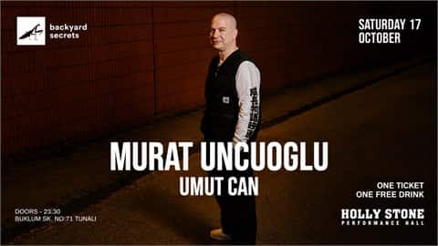 Murat Uncuoğlu & Umut Can, 17 Ekim 2026, Backyard Secrets, Ankara konser afişi