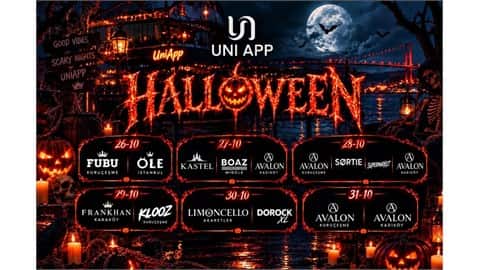 Halloween Party, 26 Ekim 2026, Uniapp, İstanbul konser afişi