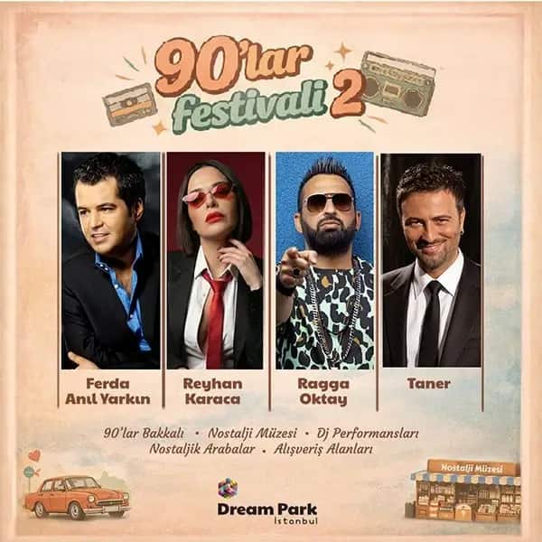 90'lar Festivali afişi