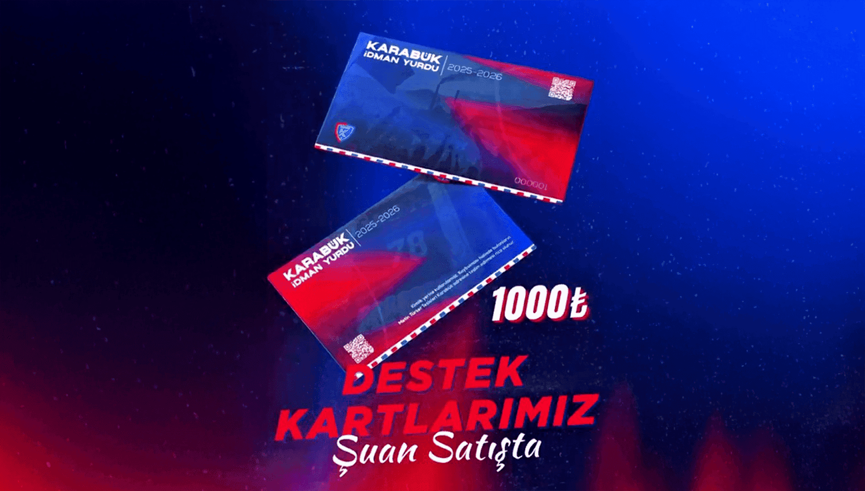 Karabük İdman Yurdu 2025-2026 Futbol Kombine afişi