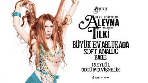 Aleyna Tilki 10. Yıl Konser Serisi Kırlar Turnesi afişi