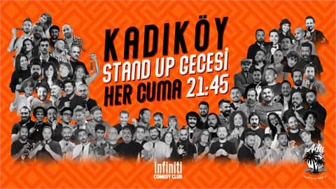 Kadıköy Stand up Gecesi Cuma 21:45 afişi