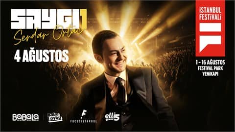 Serdar Ortaç | İstanbul Festivali afişi