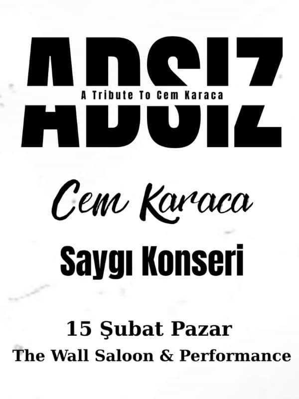 Adsız ''A Tribute To Cem Karaca''