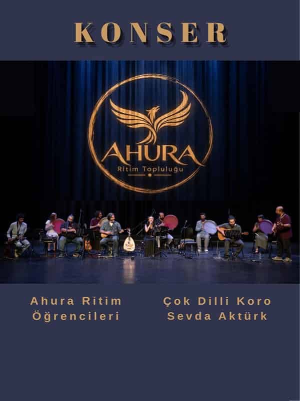 Ahura Ritim Topluluğu, 18 Aralık 2026, Tepekule Kongre ve Kültür Merkezi, İzmir konser afişi