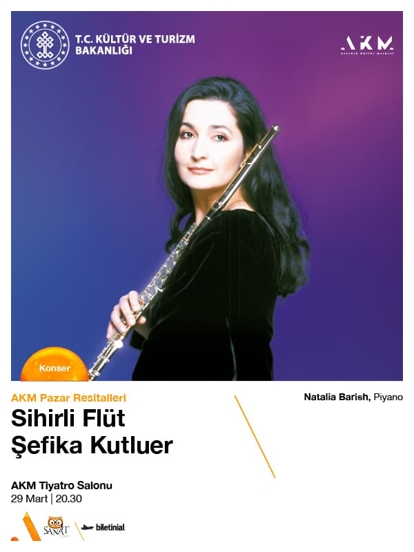 AKM Pazar Resitalleri Sihirli Flüt Şefika Kutluer