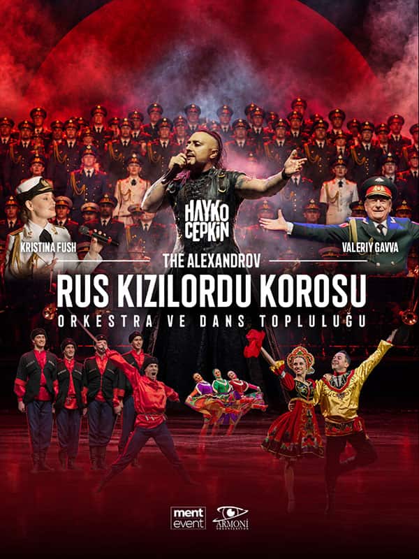 Aleksandrov Rus Kızılordu Korosu ve Dans Topluluğu İle Hayko Cepkin Konserleri, 8 Aralık 2026, Congresium Ankara, Ankara