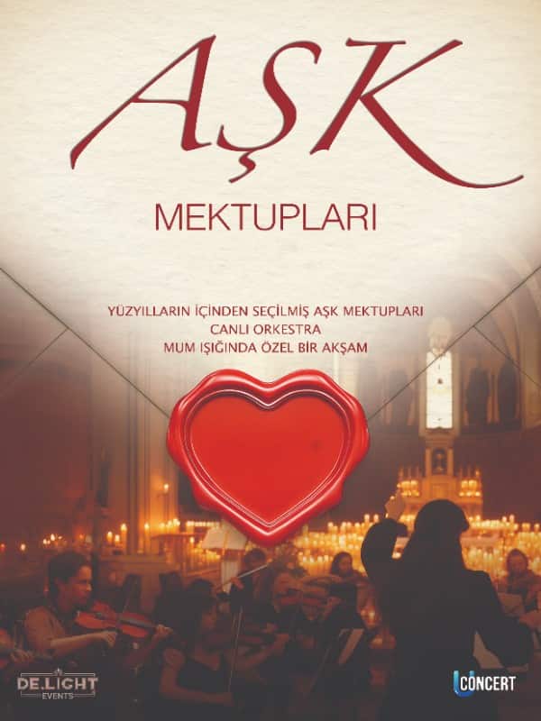 Aşk Mektupları, 14 Ekim 2026, Bornova Aşık Veysel Açıkhava Tiyatrosu, İzmir konser afişi