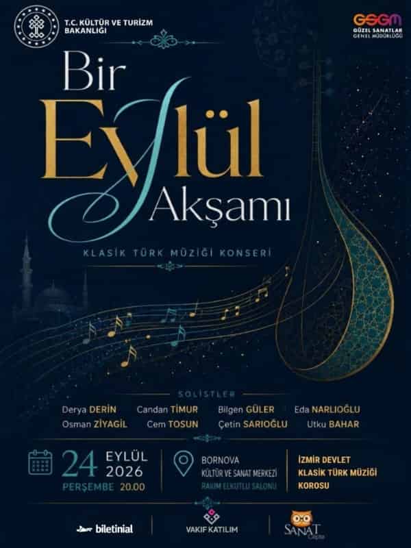 Bir Eylül Akşamı afişi
