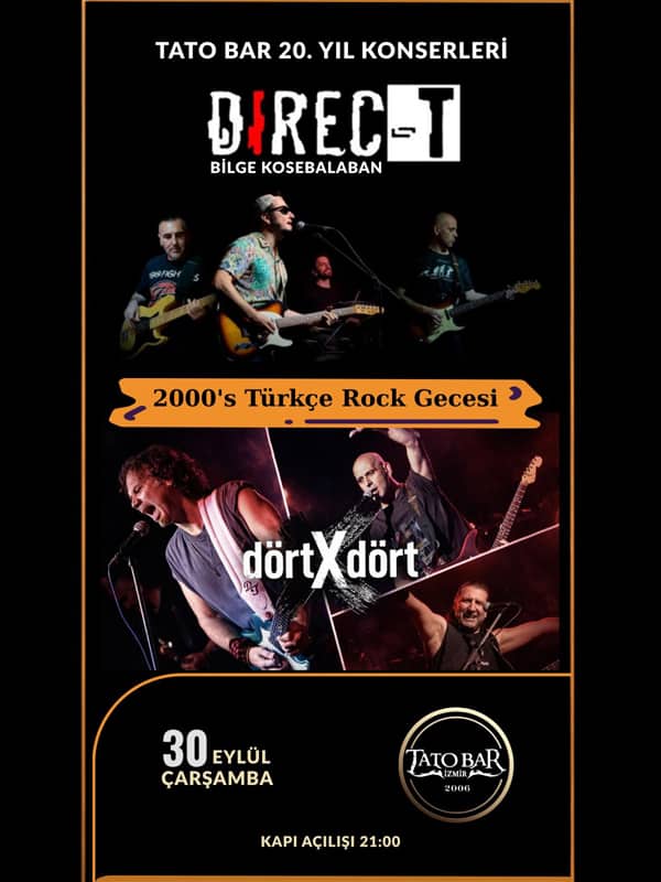 DİREC-T & dört X dört - 2000's Türkçe Rock Gecesi