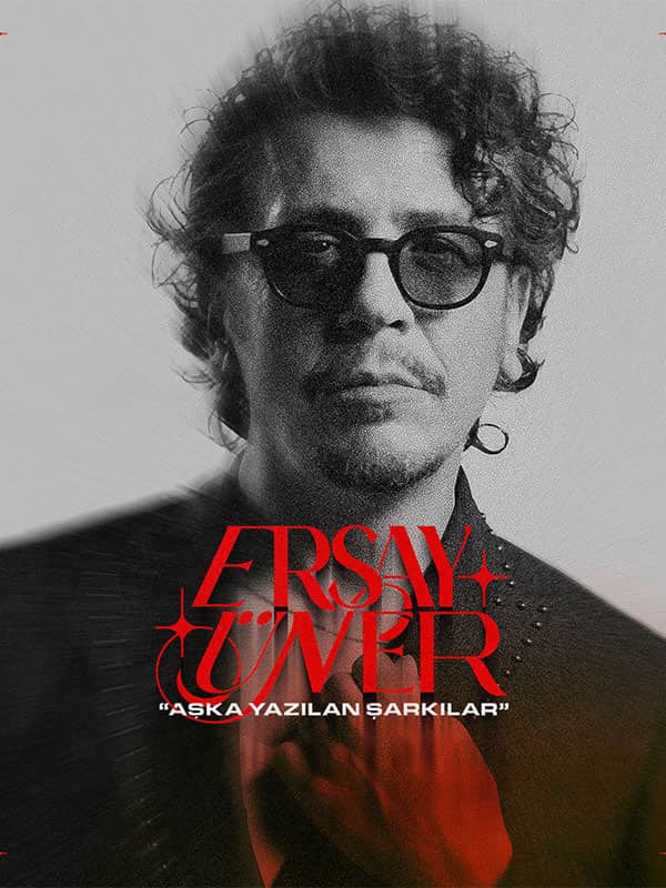 Ersay Üner "Aşka Yazılan Şarkılar" afişi