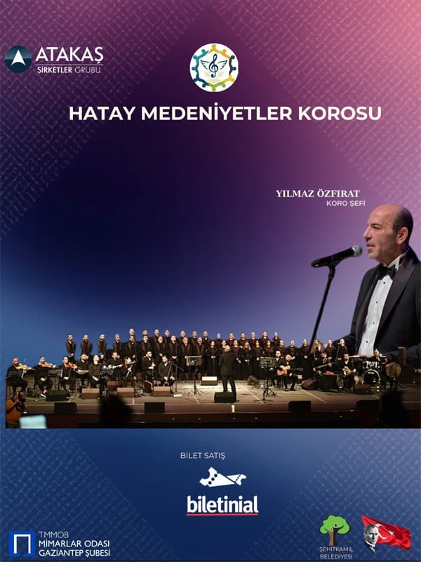 Hatay Medeniyetler Korosu afişi