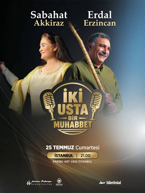 İki Usta Bir Muhabbet afişi