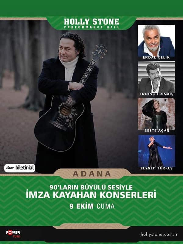 İmza Kayahan Konserleri afişi