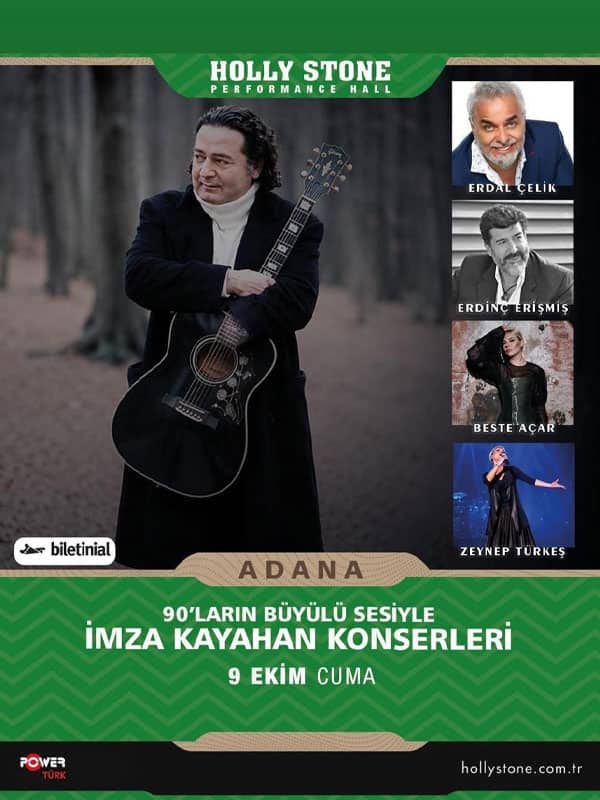 İmza Kayahan Konserleri afişi