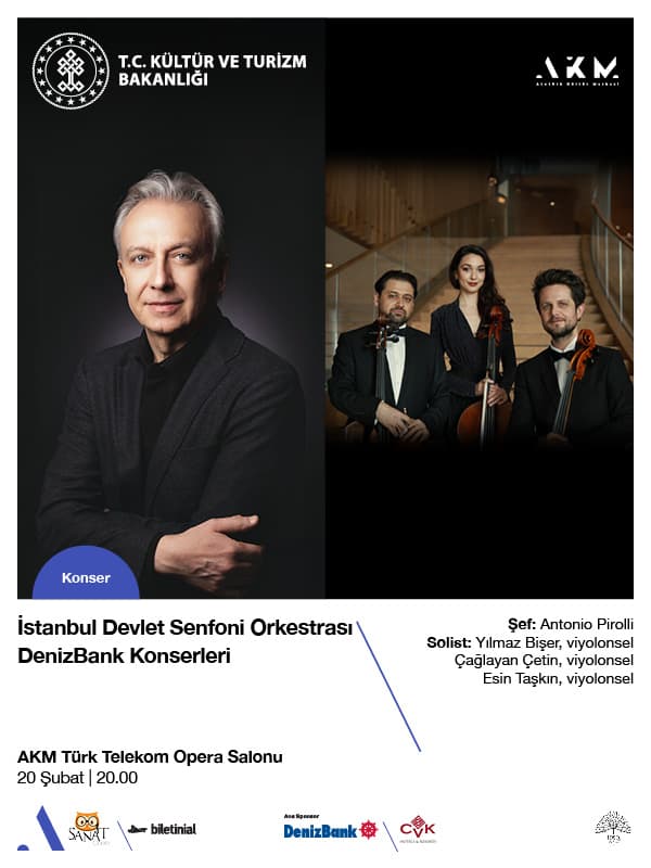 İstanbul Devlet Senfoni Orkestrası DenizBank Konserleri 20 Şubat