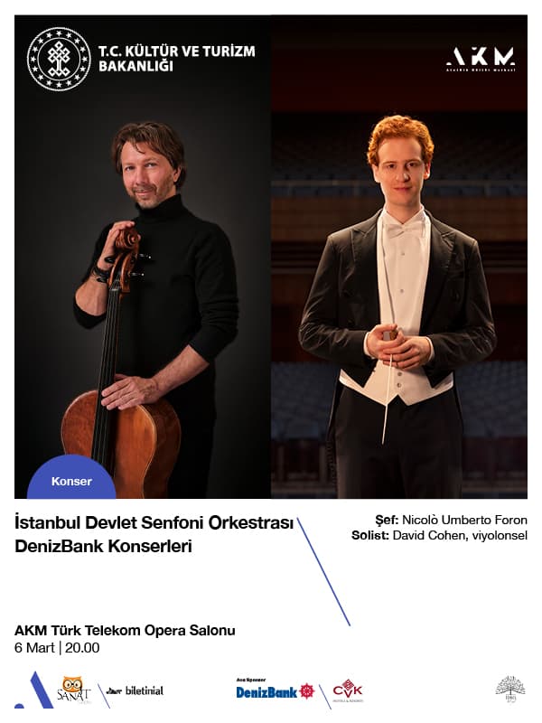 İstanbul Devlet Senfoni Orkestrası DenizBank Konserleri 6 Mart