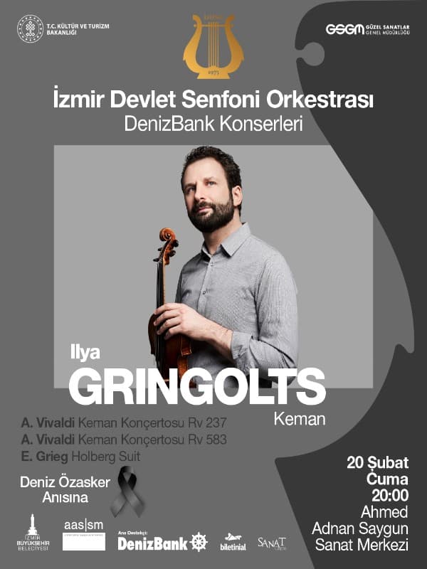 İzmir Devlet Senfoni Orkestrası 20 Şubat Konseri