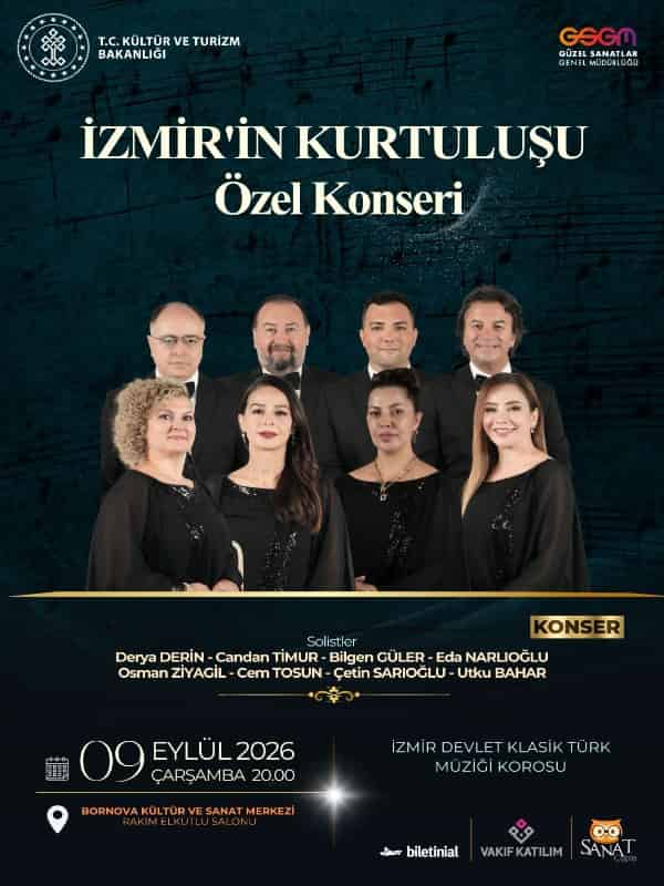 İzmir'in Kurtuluşu Özel Konseri afişi