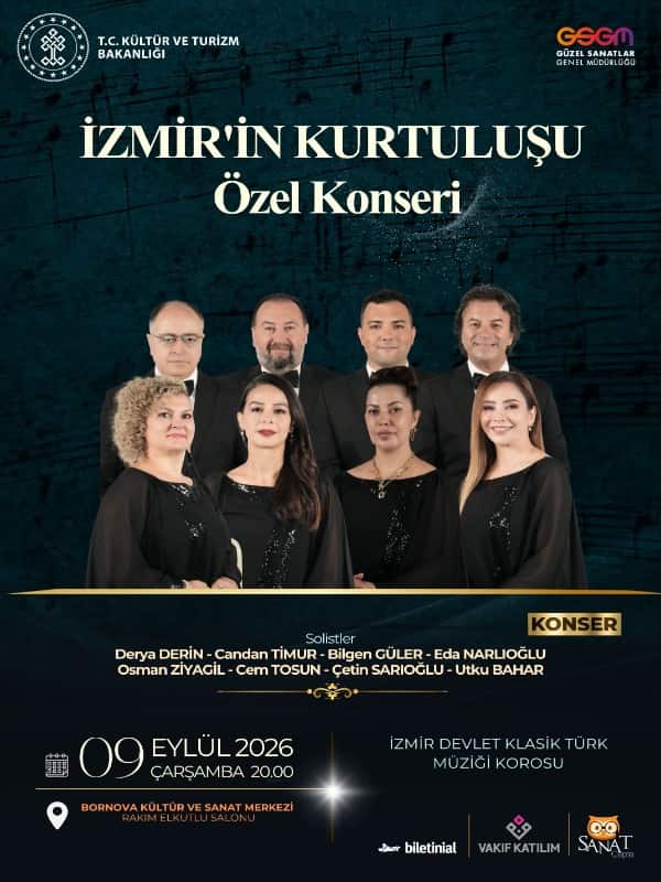 İzmir'in Kurtuluşu Özel Konseri afişi