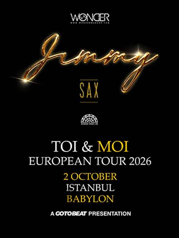 JIMMY SAX - Toi & Moi European Tour 2026 afişi