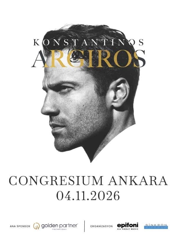 Konstantinos Argiros, 4 Kasım 2026, ATO - Congresium Kongre ve Sergi Merkezi, Ankara konser afişi
