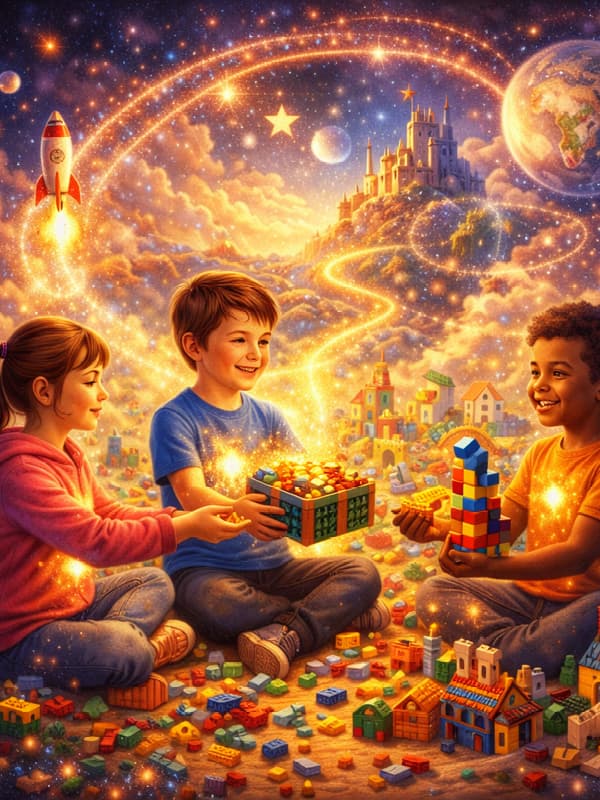 Lego ve Resimle Hikaye ve Masal Anlatıcılığı-Paylaştıkça Çoğalır afişi