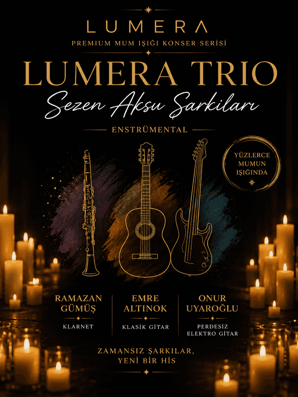 Lumera Trio Sezen Aksu Şarkıları afişi