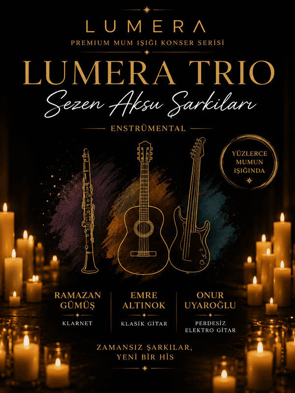 Lumera Trio Sezen Aksu Şarkıları afişi
