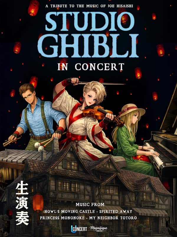 Magnifique Concert: Studio Ghibli, 25 Ekim 2026, Bostanlı Suat Taşer Salonu, İzmir konser afişi