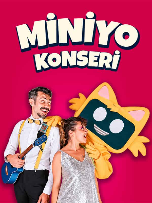 Miniyo Çocuk Şarkıları Konseri, 25 Ekim 2026, Antalya Konyaaltı Nazım Hikmet Kültür Merkezi, Antalya konser afişi