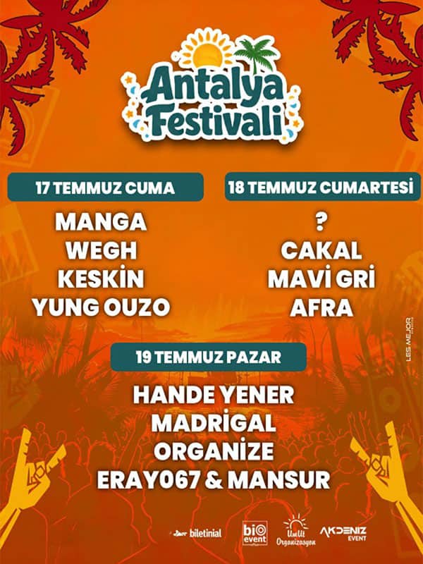 Antalya Festivali afişi