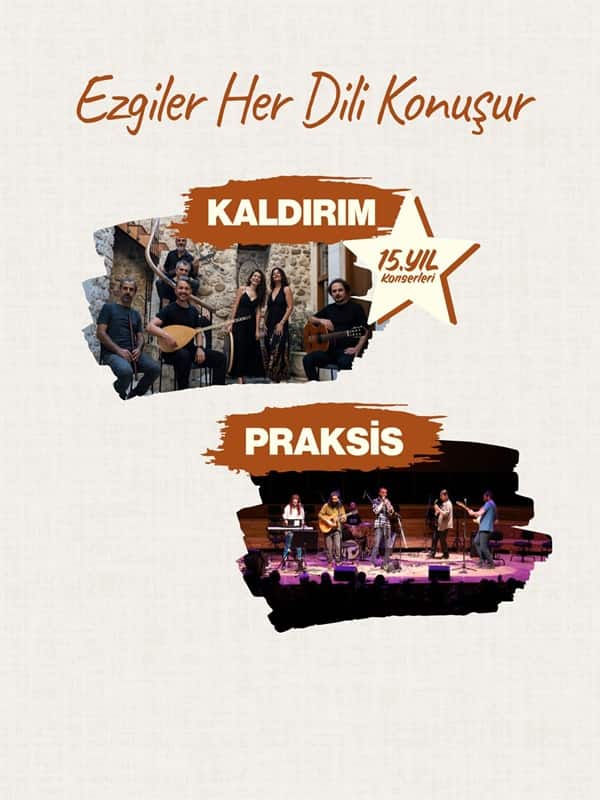 Praksis & Kaldırım Konseri, 24 Ekim 2026, Kemeraltı Nâzım Hikmet Kültür Merkezi, İzmir konser afişi