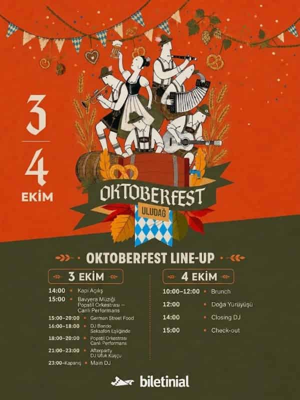 Prost Uludağ - Oktoberfest 2026 afişi