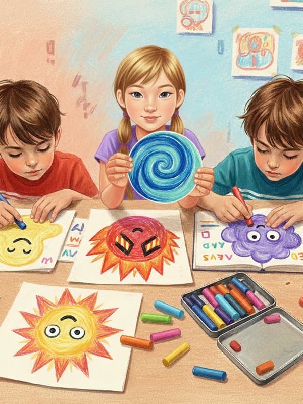 Resim Çizerek Duyguları Tanımlıyoruz afişi