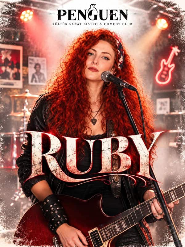 Ruby - Canlı Müzik, 27 Ekim 2026, Penguen Kültür Sanat Bistro & Comedy Club, İzmir konser afişi